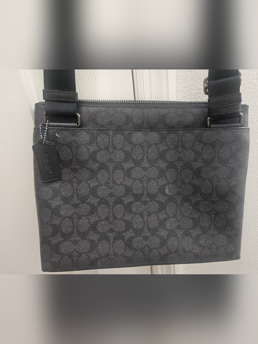 Coach Black Patterned Crossbody Bag